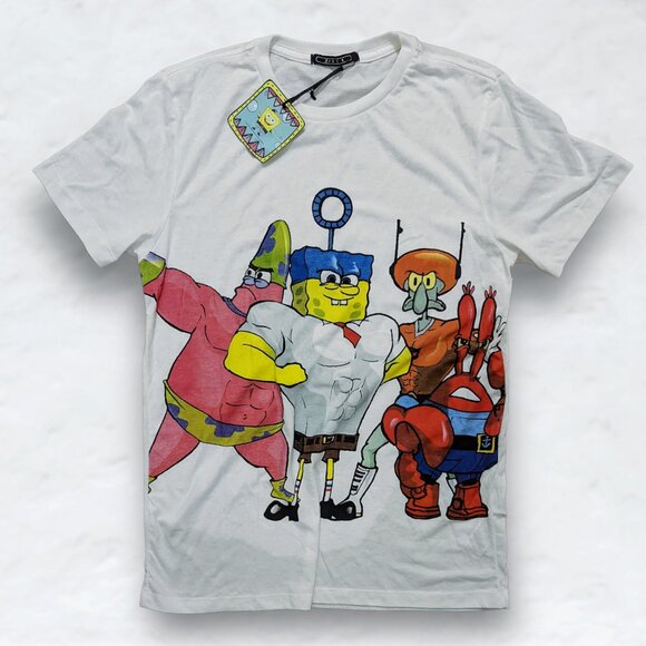 Spongebob Squarepants x Mina Kwon Forever 21 Collab T-Shirt - Picture 1 of 3